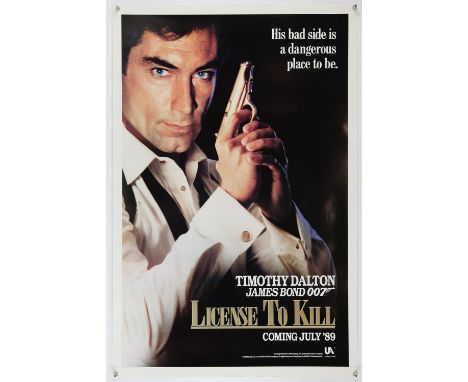James Bond License To Kill (1989), US 1 Sheet, Advance, 41 x 27 inches, rolled Director John Glen Stars Timothy Dalton, Rober