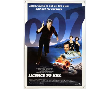 James Bond Licence To Kill (1989), US 1 Sheet, 40 x 27 inches, rolled Director John Glen Stars Timothy Dalton, Robert Davi Co