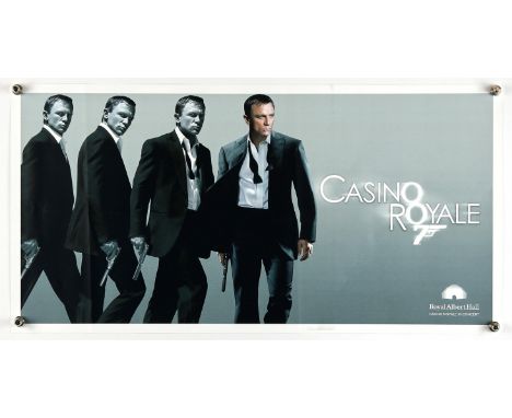 James Bond Casino Royale (2006) Poster for Casino Royale in concert, rolled, 11 x 22 inches. 