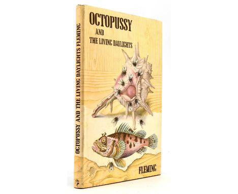 James Bond FLEMING (Ian) - Octopussy & The Living Daylights first edition first printing hardback book, patterned endpapers, 