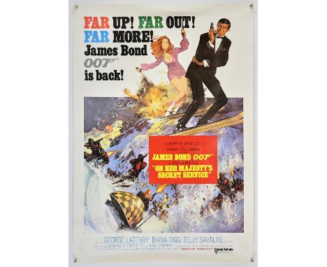 James Bond On Her Majesty's Secret Service (1969), US 1 Sheet, Reproduction, 39 x 27 inches, rolled Director Peter R. Hunt St