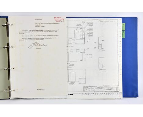 James Bond - Quantum Of Solace (2008), Admiralty Underwater Sonar Weapons Technical Systems manual film prop, used in the fil