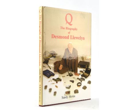 James Bond Desmond Llewelyn 'Q' - Q The Biography of Desmond Llewelyn, signed by both Q, Desmond Llewelyn & Author, Sandy Her