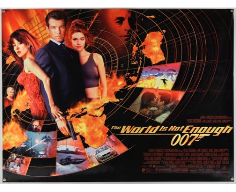James Bond The World Is Not Enough (1999), British Quad, 40 x 30 inches, rolled, double sided  Director Michael Apted  Stars 