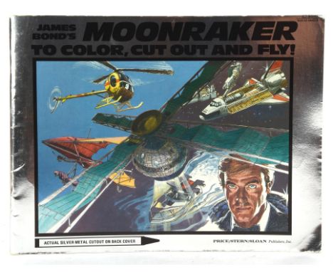 James Bond - Moonraker to Color Cut Out and Fly!, Activity book, Price Stern Sloan,1979. Provenance: Part of the Steve Oxenri