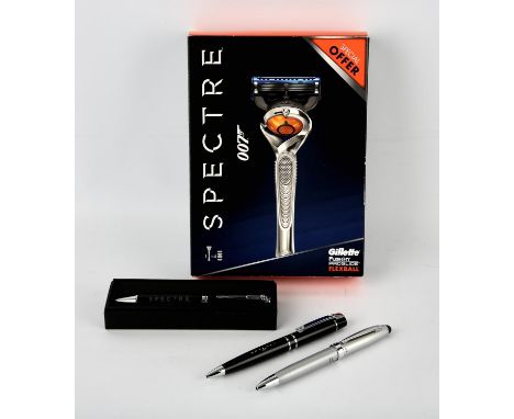 James Bond  Omega Pens & Bond Memorabilia, includes: Omega Quantum of Solace pen, (1); Omega Skyfall pen, (1) Omega Spectre p