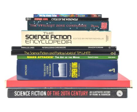 Science-Fiction: a group of eleven hardback and soft cover books, mostly first US. editions - includes, ROBINSON (Frank). Sci