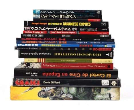 International Publications - seventeen books, mostly first editions, relating to film, film posters, comic books and comic ar