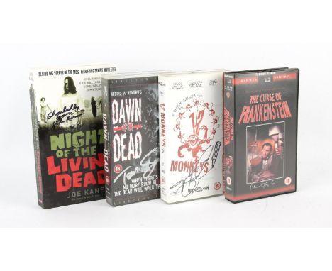 Autographs: Night of the Living Dead by Joe Kane, Cast Signed first edition paperback book - Signed on the cover Ghoulishly y