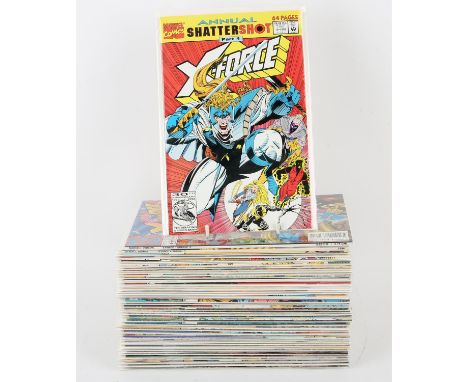 Marvel Comics: X-Force 1991-1999  a group of 50+ issues, includes, X-Force (Vol. 1) 1991-1999,  an incomplete run, issue Nos.