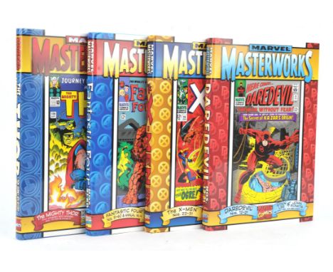 Marvel Masterworks: a group of twenty-seven hardback books  includes an incomplete run of twenty-four volumes, comprises: vol