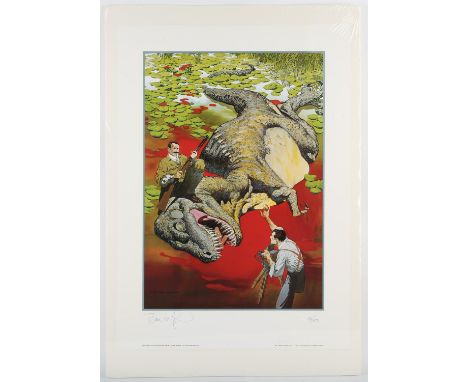 Bernie Wrightson. Gentlemen of Adventure Wear Arrow Shirts, a Signed Limited edition print, numbered 56/275 and Signed by the
