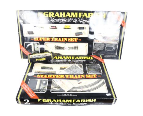 Graham Farish Super Train Set - no. 8519 Class 4F Tender Loco Freight Super Set, N gauge, scale 148:1, Starter Train Set no. 