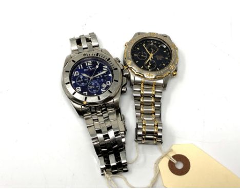 Two Gent's watches by Accurist and Rotary (2) CONDITION REPORT: Currently non running.