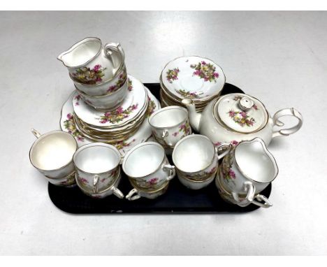 A tray of forty two piece Bell bone china tea service 