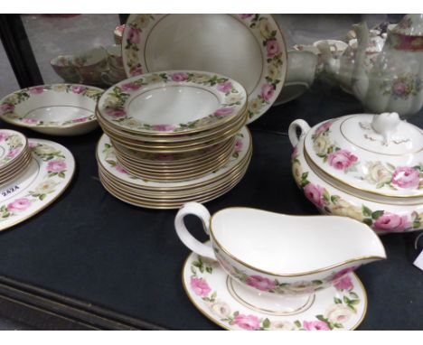A Royal Worcester Royal Garden china part dinner service to include plates of varying size,etc
