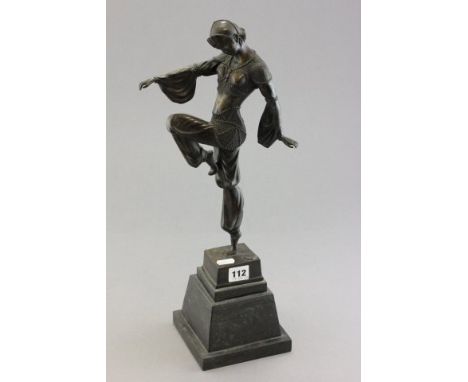 Art Deco Bronze Figure of a Dancer