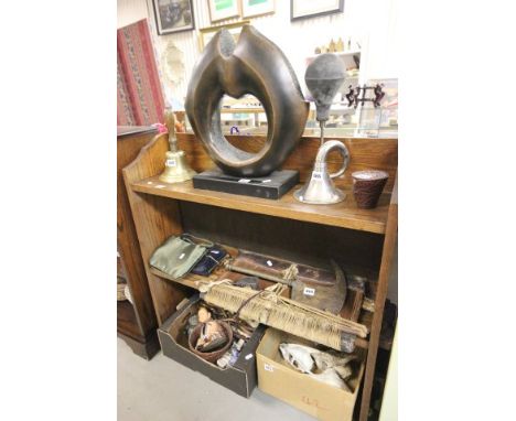 Oak Three Shelf Bookcase with Pegged Ends