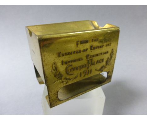 Crystal Palace 1911 'Festival of the Empire' Coronation Matchbox and Cigarette Roller