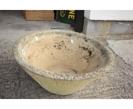 Reconstituted Stone Circular Planter