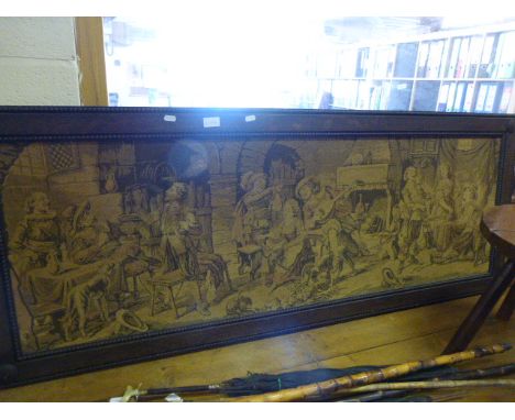 Oak Flemish Tapestry Picture