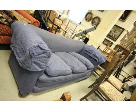 Victorian Blue Chesterfield Sofa (a/f)
