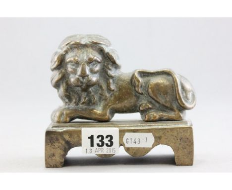 19th century Bronze Doorstop in the form of a Lion