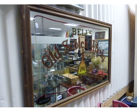 Bells Scotch Whiskey Advertising Mirror