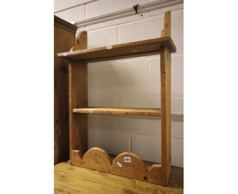 Pine Hanging Shelf