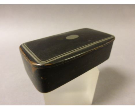 Georgian Papier Mache Snuff Box