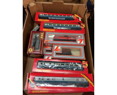 A quantity of '00' gauge model railway, Lima and Hornby etc.