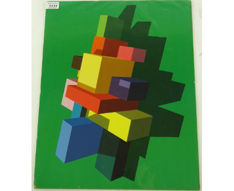 Julian Opie, colour print, Imagine You Can Order These, 1999 Lisson Gallery, Limited Edition, image 20" x 16", unframed.