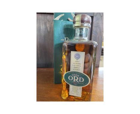 One bottle Glen Ord single malt Scotch Whisky, 70cl, with original box