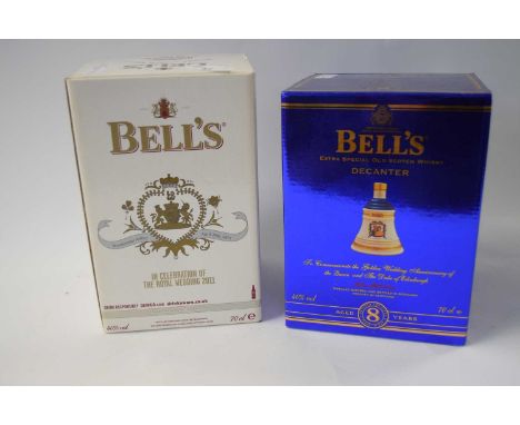 Bells Blended Scotch Whisky, Royal Wedding 2011 commemorative bottle, 70cl, with original box, together with Bells Extra Spec