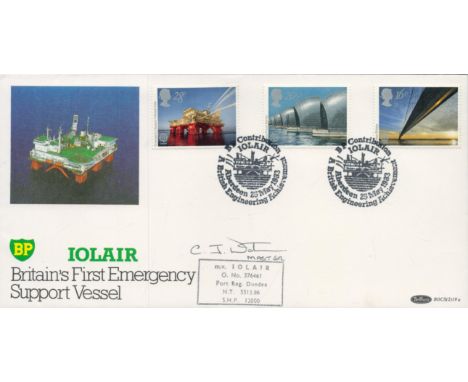 1983 rare Benham official BP Iloair Engineering FDC BOCS(2)19, carried on MV Iloair and signed by the C J Watson Master of Br