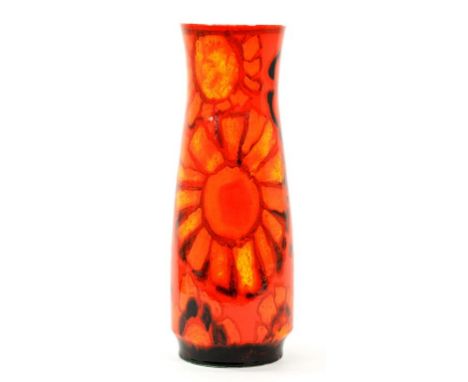 A POOLE DELPHIS VASE, 40CM H, PRINTED MARK, PAINTED INITIALS, 1960'S 