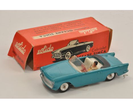 Solido Simca Oceane Cabriolet. VG to E in F Box.