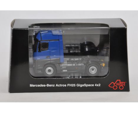 NZG 1/50 Mercedes Benz Actros in Blue Truck Tractor Unit. As New.