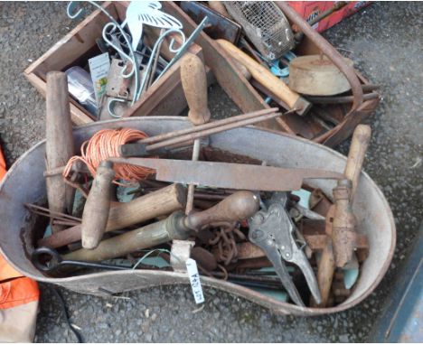 A quantity of old tools, etc.