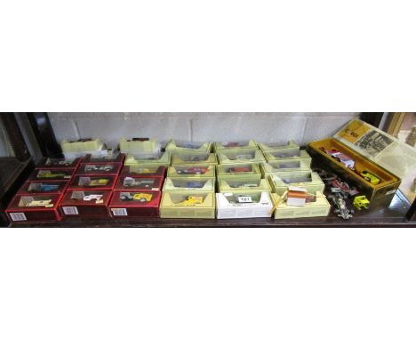 Collection of die-cast advertising vans etc to include Corgi &amp; Matchbox - Whole shelf