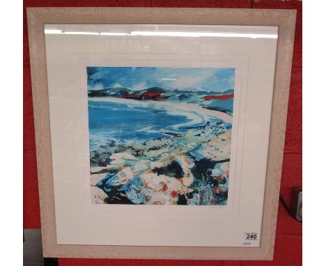 L/E signed print - Across the Bay 9/225 - Carole Baker