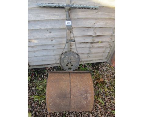Vintage garden roller