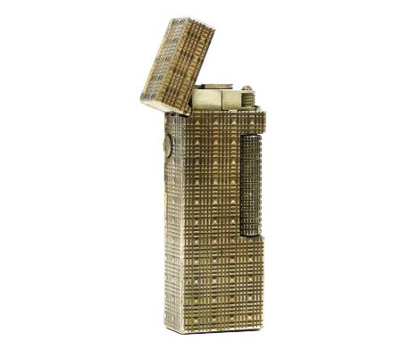 Dunhill, a silver plated Rollagas lighter 