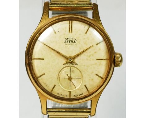 Smiths Astral, a gilt metal manual wind gentleman's wristwatch, 32mm 