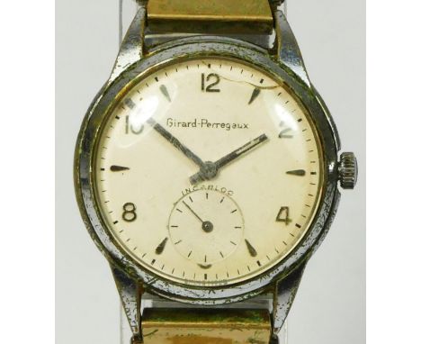 Girard Perregaux, a stainless steel manual wind gentleman's wristwatch, 32mm 