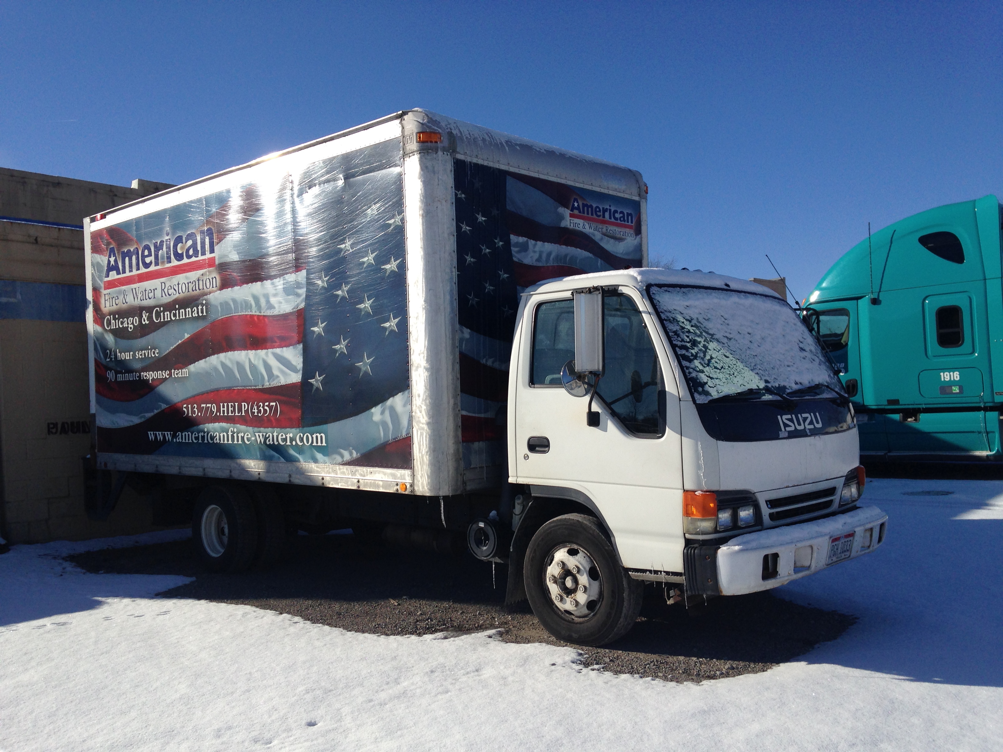 2002 ISUZU MPR 16’ Box Truck, Diesel, 210,638 miles, Lift Gate, VIN