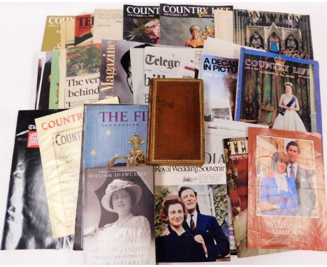 Various Royal related ephemera, to include Counting One's Blessing's; The Selected Letters of Queen Elizabeth, The Queen Moth