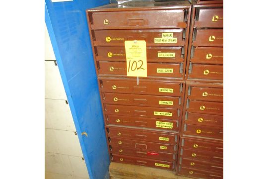 Lawson 12 Drawer Storage Cabinet With Content Of Sheet Metal
