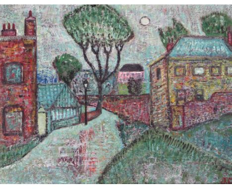 ‡ John Christopherson (1921-1996) Lane at Greenwich; Towards Diamond Terrace, Greenwich Two, both signed with initials, the f