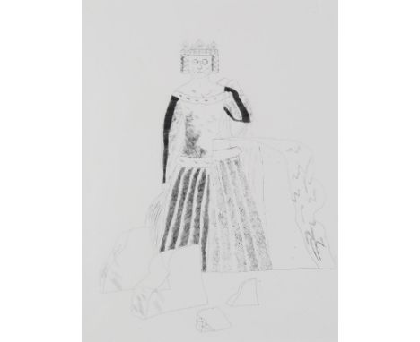 ‡ David Hockney RA (b.1937) The older Rapunzel; The Princess after many years in the glass mountain from the Six Fairy Tales 